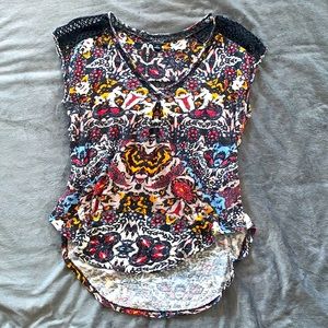 High-low Lucky Brand bohemian top